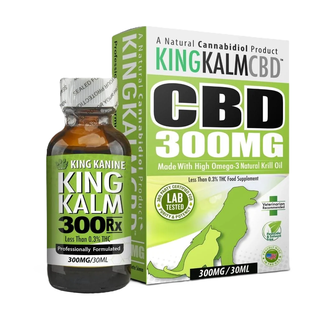KING KALM 300mg - Large Pet Formula 45 to 65lbs