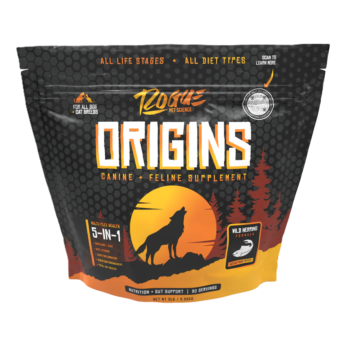 Rogue Origins 5-in-1 Dog Supplement