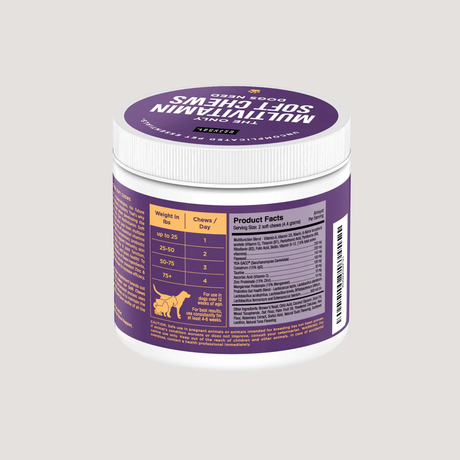 Natural Rapport Dog Multivitamin Supplement