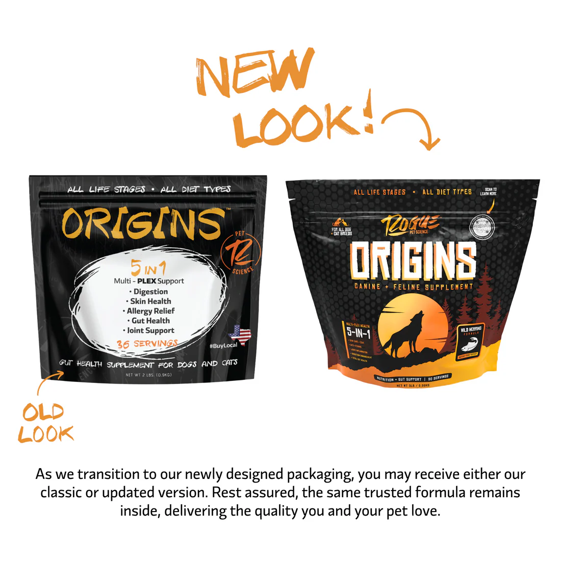 Rogue Origins 5-in-1 Dog Supplement