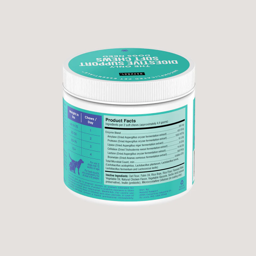 Natural Rapport Dog Digestive Supplement