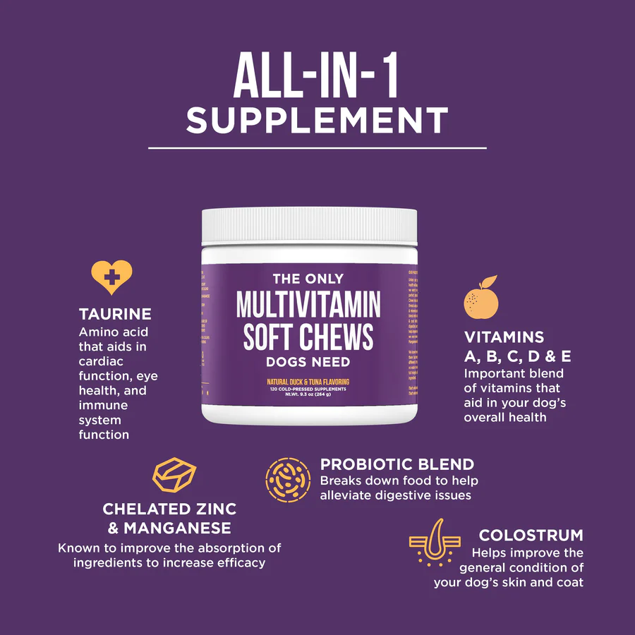 Natural Rapport Dog Multivitamin Supplement
