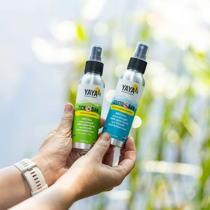 YAYA Organics Natural Bug Repellent Bundle (Tick Ban + Squito Ban)