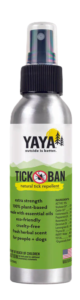 YAYA Organics Natural Bug Repellent Bundle (Tick Ban + Squito Ban)