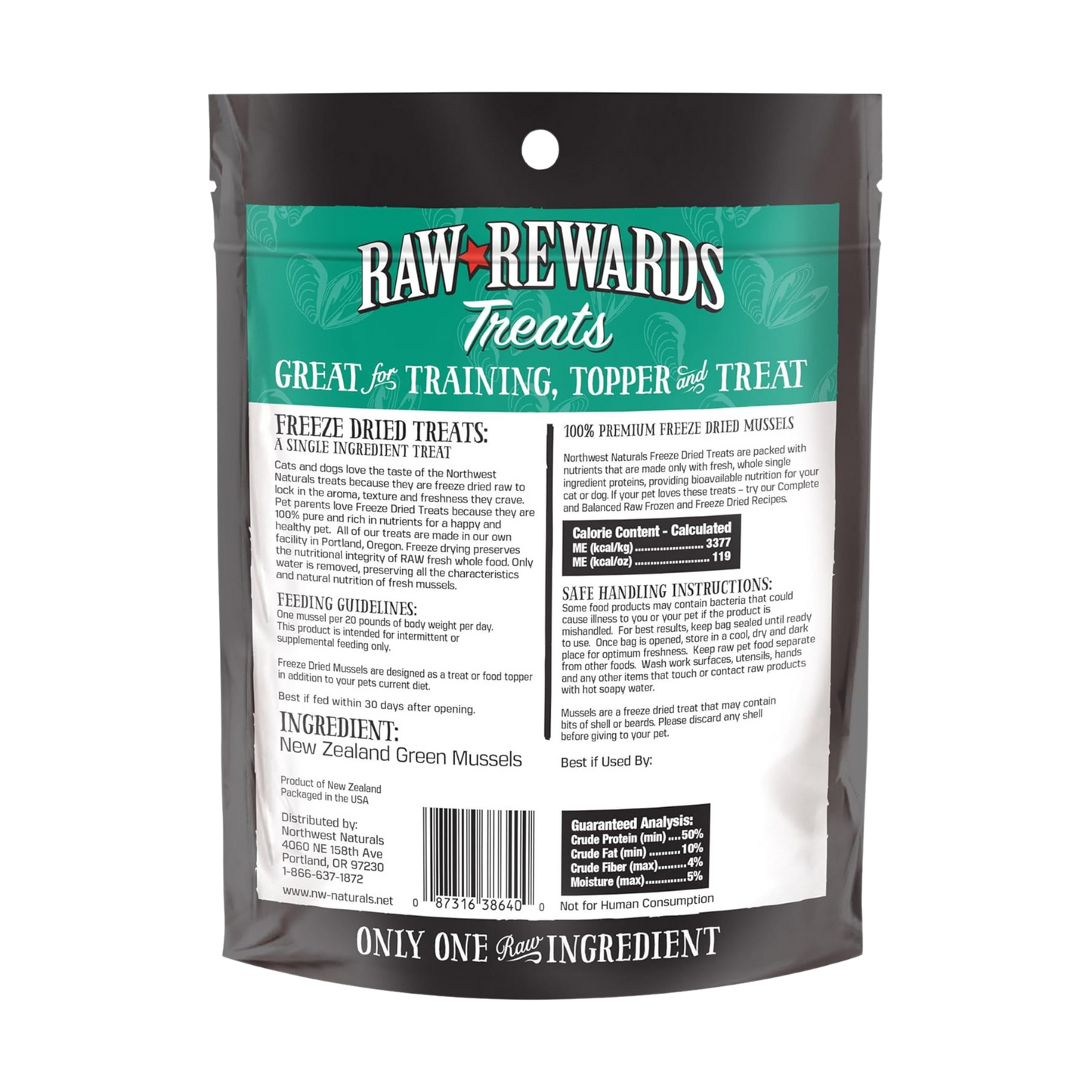 Northwest Naturals Raw Rewards Freeze-Dried Treats for Dogs and Cats
