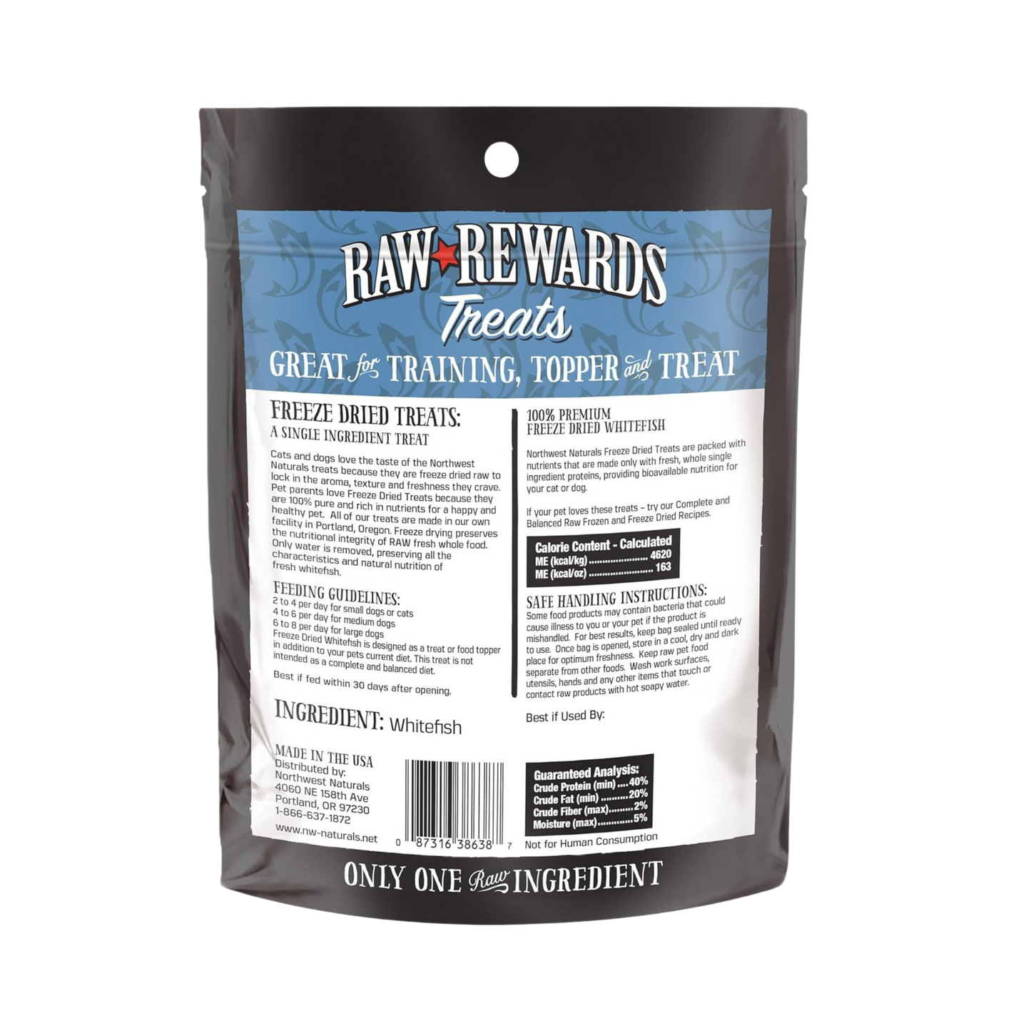 Northwest Naturals Raw Rewards Freeze-Dried Treats for Dogs and Cats