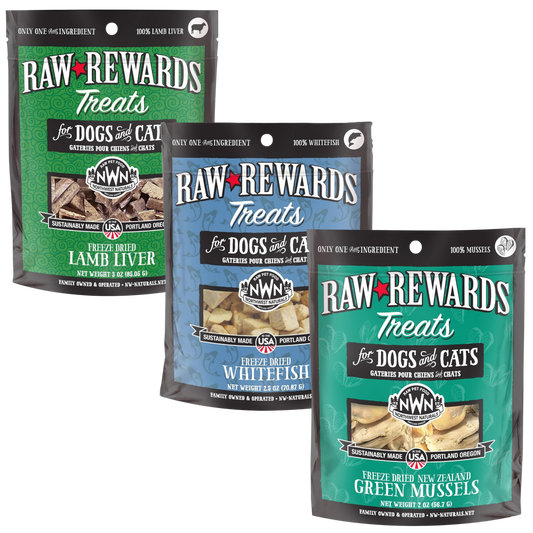Northwest Naturals Raw Rewards Freeze-Dried Treats for Dogs and Cats