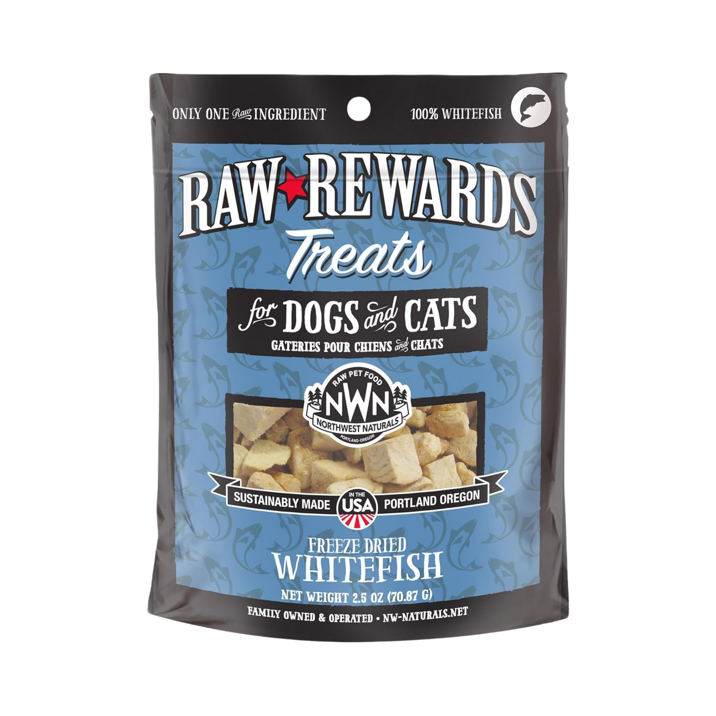 Northwest Naturals Raw Rewards Freeze-Dried Treats for Dogs and Cats