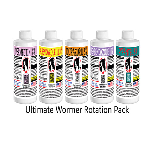 Toltrazuril Ultimate Wormer Rotation Pack – 4oz Bottles