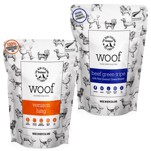 Woof Treats by New Zealand Natural Pet Food Co.