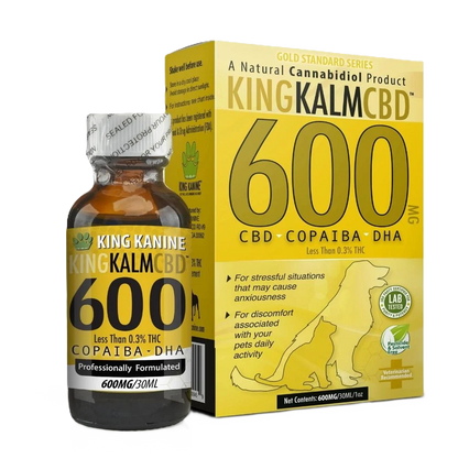 KING KALM 600mg with Copaiba, Krill Oil and DHA for Dogs & Cats