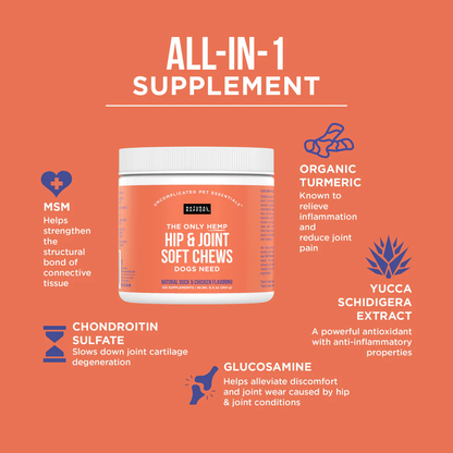 Natural Rapport Dog Hemp Hip & Joint Soft Chews