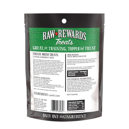 Northwest Naturals Raw Rewards Freeze-Dried Treats for Dogs and Cats