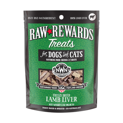 Northwest Naturals Raw Rewards Freeze-Dried Treats for Dogs and Cats