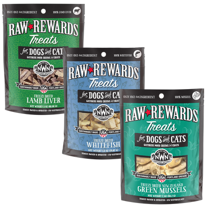 Northwest Naturals Raw Rewards Freeze-Dried Treats for Dogs and Cats
