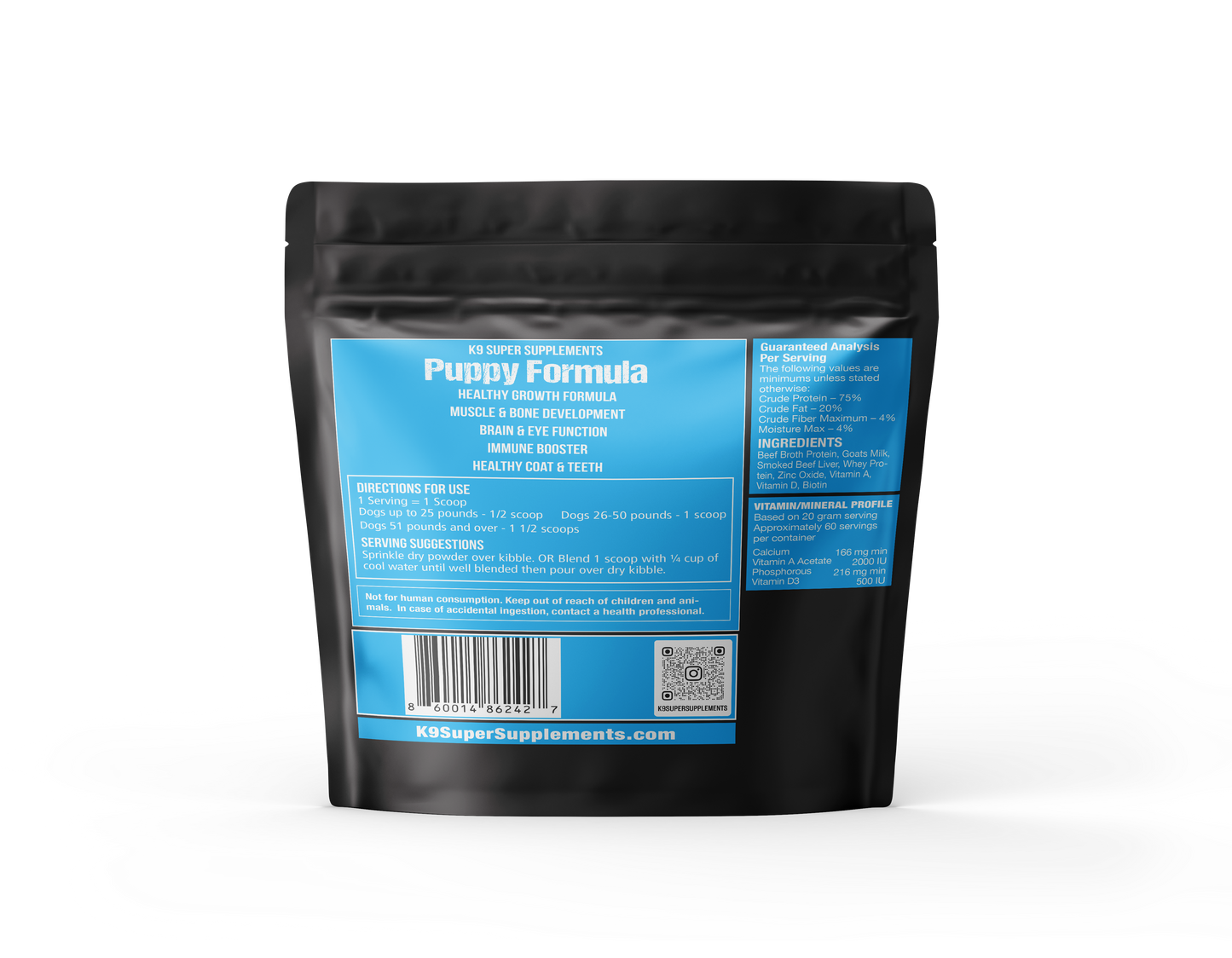 K9 Super Supplements - Puppy Formula