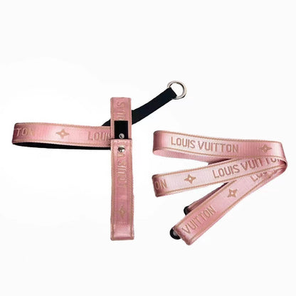 LV* Pink Harness and Leash Set